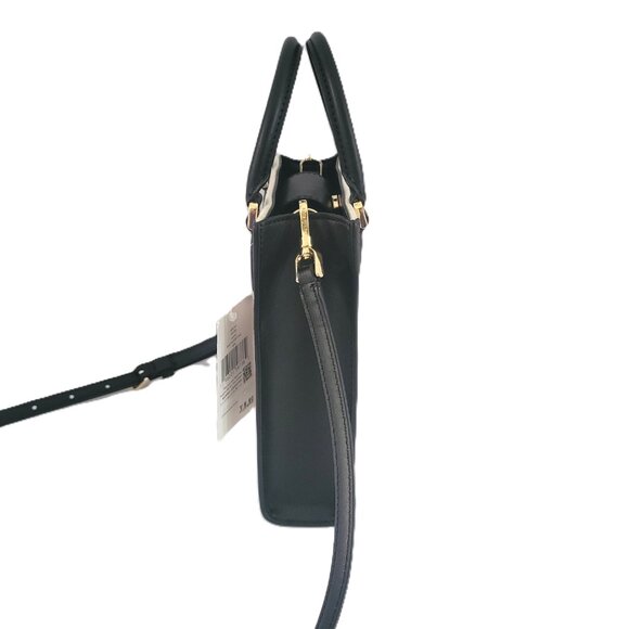 Kate Spade KK235 Ellie Canvas Mini Tote Satchel Crossbody Handbag Black Multi - Picture 5 of 7